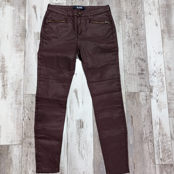 Boden Denim - Boden the Brighton bike skinny jeans red wax jean size 8P
